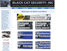 Tablet Screenshot of blackcatsecurity.com